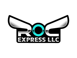 ROC EXPRESS LLC logo design by DesignPal