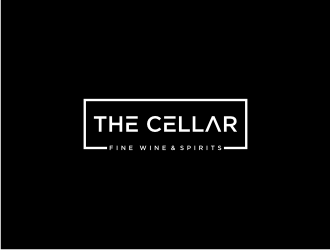 The Cellar  fine wine&spirits  logo design by luckyprasetyo