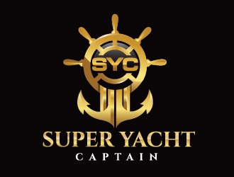Super Yacht Captain  logo design by Suvendu