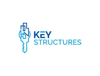Key Structures logo design by pixalrahul