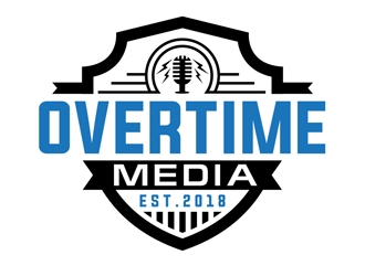 Overtime Media logo design by DreamLogoDesign