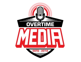 Overtime Media logo design by DreamLogoDesign