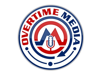 Overtime Media logo design by DreamLogoDesign