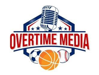 Overtime Media logo design by DreamLogoDesign