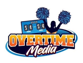 Overtime Media logo design by jaize