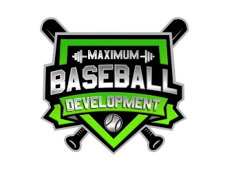 Maximum Baseball Development  logo design by Benok