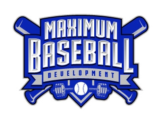 Maximum Baseball Development  logo design by daywalker