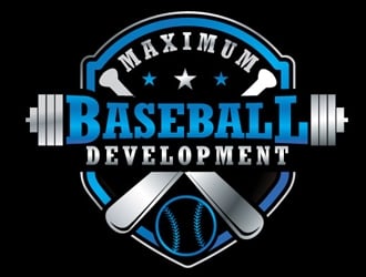 Maximum Baseball Development  logo design by shere