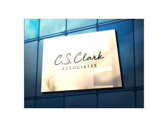 C.S. Clark and Associates logo design by rezadesign