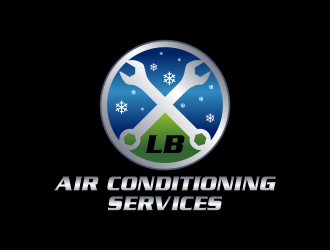LB Air Conditioning Services logo design by Kruger
