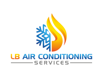 LB Air Conditioning Services logo design by mhala