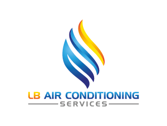 LB Air Conditioning Services logo design by mhala
