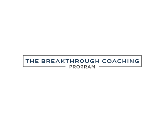 The Breakthrough Coaching Program logo design by Zhafir