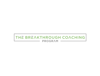 The Breakthrough Coaching Program logo design by Zhafir