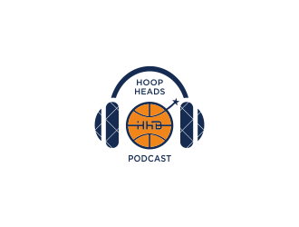 Hoop Heads Podcast logo design by L E V A R