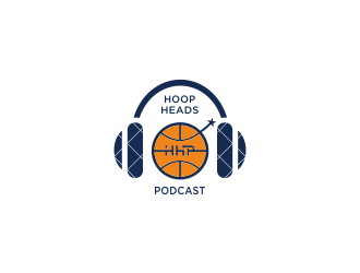 Hoop Heads Podcast logo design by L E V A R