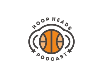 Hoop Heads Podcast logo design by giga