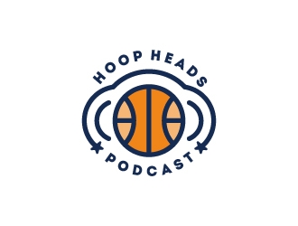 Hoop Heads Podcast logo design by giga