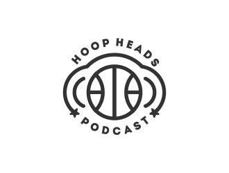 Hoop Heads Podcast logo design by giga