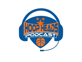 Hoop Heads Podcast logo design by mckris