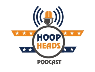 Hoop Heads Podcast logo design by Webphixo