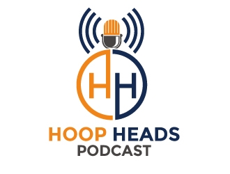 Hoop Heads Podcast logo design by Webphixo