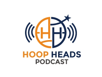 Hoop Heads Podcast logo design by Webphixo