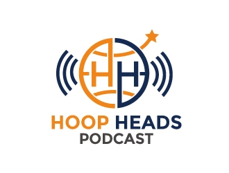 Hoop Heads Podcast logo design by Webphixo