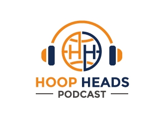 Hoop Heads Podcast logo design by Webphixo