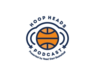 Hoop Heads Podcast logo design by giga