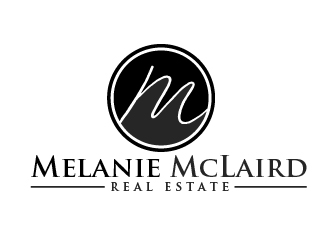 Melanie McLaird Real Estate logo design by shravya