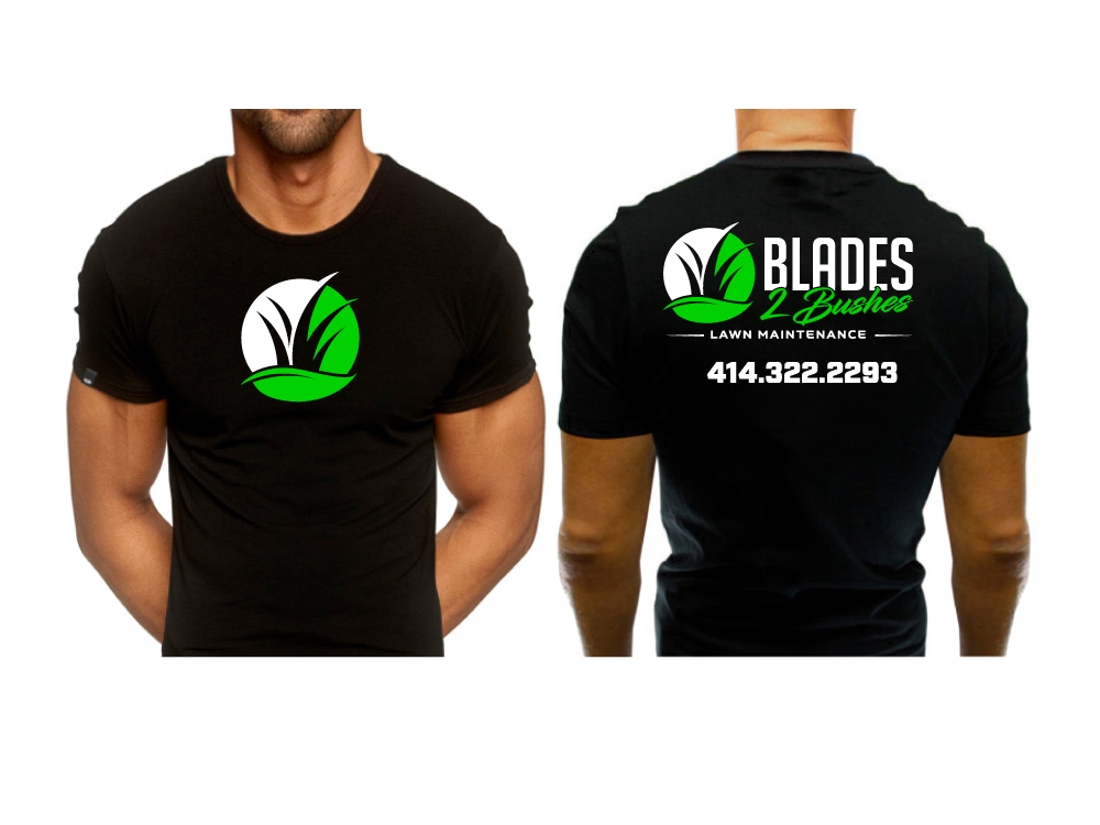 Blades 2 Bushes logo design by jaize
