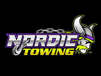 Nordic Towing logo design by THOR_