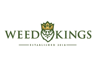 Weed Kings logo design by Lovoos