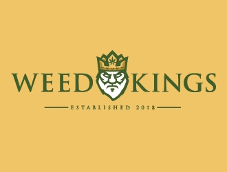 Weed Kings logo design by Lovoos