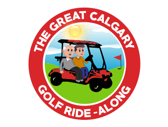 The Great Calgary Golf Ride-Along logo design by BeDesign
