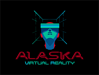 Alaska Virtual Reality logo design by MCXL