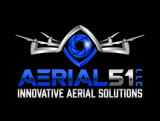 Aerial 51 LLC logo design by akilis13
