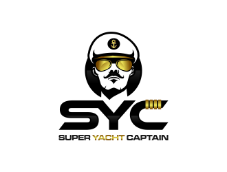 Super Yacht Captain  logo design by mikael