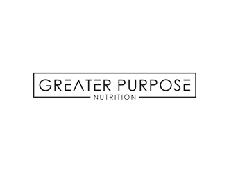 Greater Purpose Nutrition logo design by alby