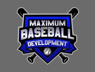 Maximum Baseball Development  logo design by Benok