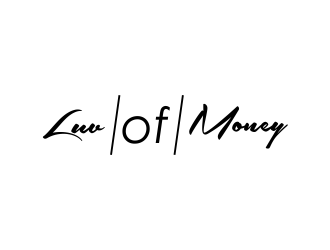 Luv of Money logo design by giphone