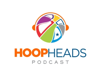 Hoop Heads Podcast logo design by cikiyunn