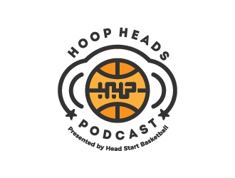 Hoop Heads Podcast logo design by giga