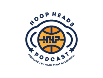Hoop Heads Podcast logo design by giga
