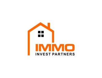 Immo Invest Partners logo design by bricton