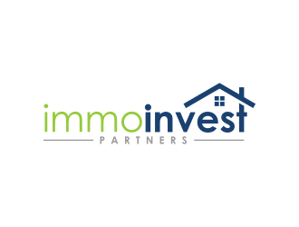 Immo Invest Partners logo design by pakderisher