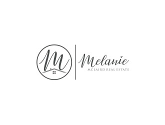 Melanie McLaird Real Estate logo design by bricton