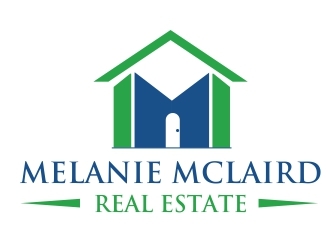 Melanie McLaird Real Estate logo design by ElonStark