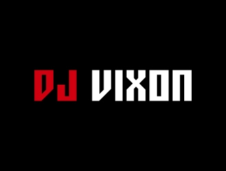 DJ Vixon logo design by maserik